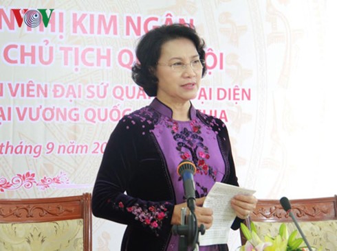 Die Aktivitäten der Parlamentspräsidentin Nguyen Thi Kim Ngan in Kambodscha - ảnh 1